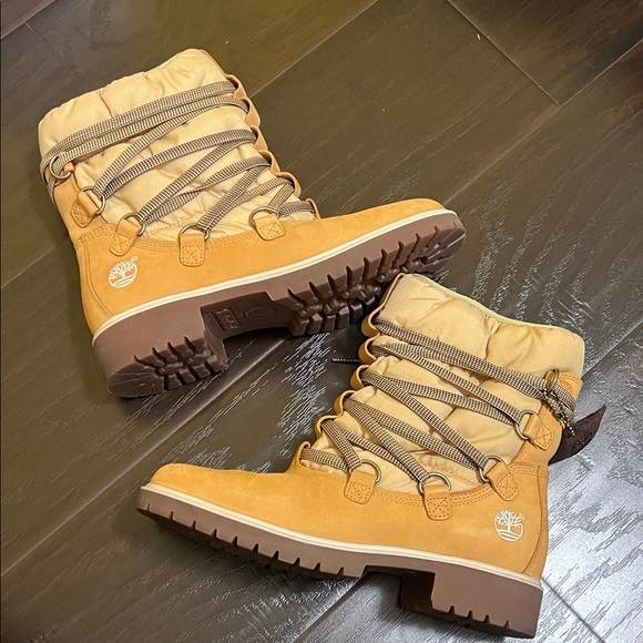 Timberland Shoes - Timberland 6” Quilt Wheat/Brown Nubuck Boots